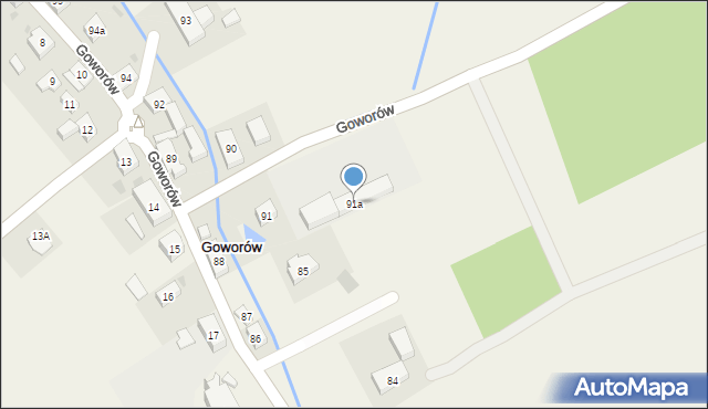 Goworów, Goworów, 91a, mapa Goworów