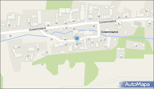 Goworowice, Goworowice, 16, mapa Goworowice