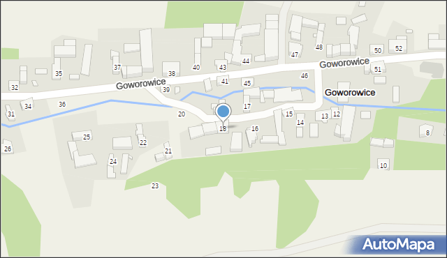 Goworowice, Goworowice, 18, mapa Goworowice