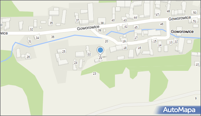 Goworowice, Goworowice, 21, mapa Goworowice