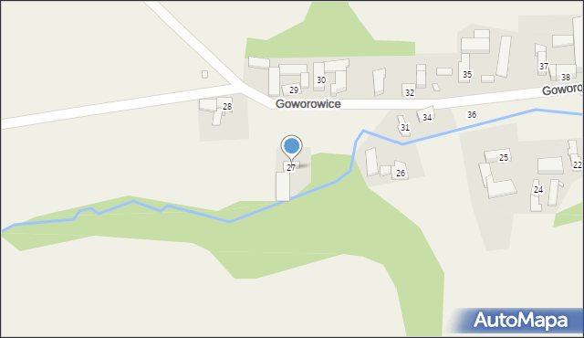 Goworowice, Goworowice, 27, mapa Goworowice