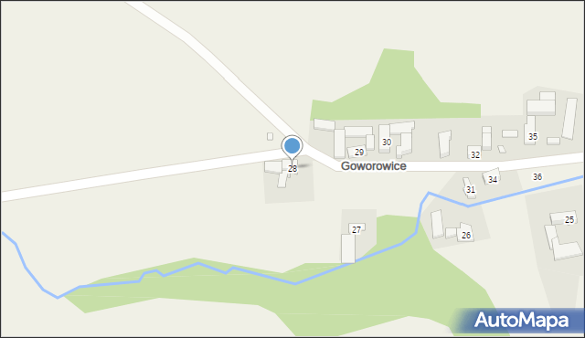 Goworowice, Goworowice, 28, mapa Goworowice