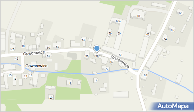 Goworowice, Goworowice, 56, mapa Goworowice