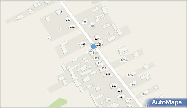 Gózd Lipiński, Gózd Lipiński, 125, mapa Gózd Lipiński