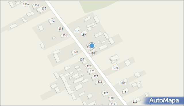 Gózd Lipiński, Gózd Lipiński, 126a, mapa Gózd Lipiński