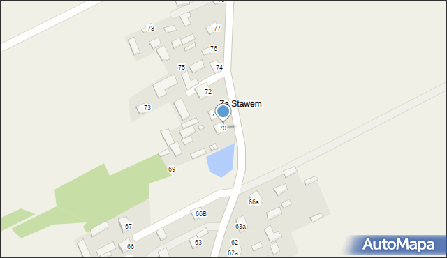 Gózd Lipiński, Gózd Lipiński, 70, mapa Gózd Lipiński