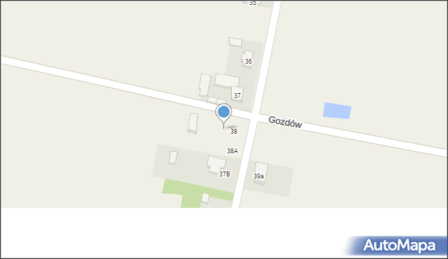 Gozdów, Gozdów, 7A, mapa Gozdów