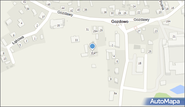 Gozdowo, Gozdawy Krystyna, 31A, mapa Gozdowo