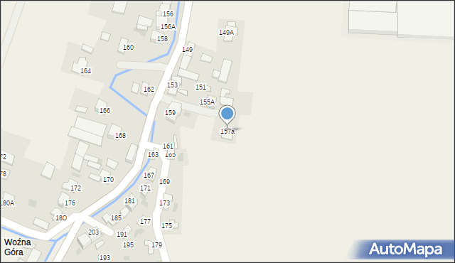 Goździelin, Goździelin, 157a, mapa Goździelin