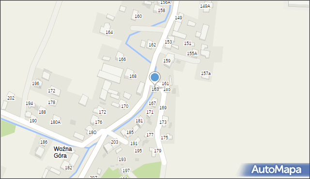 Goździelin, Goździelin, 163, mapa Goździelin