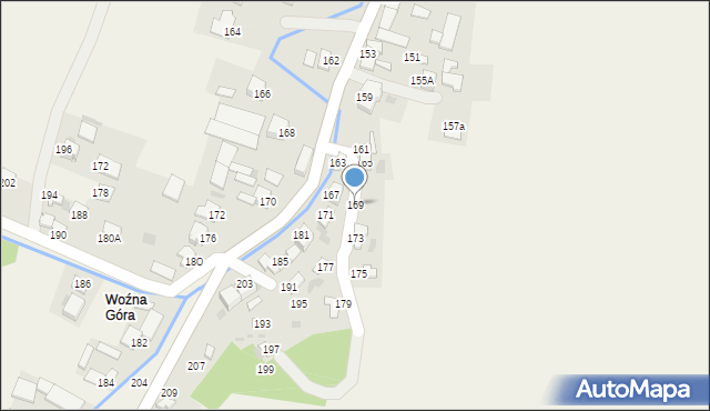 Goździelin, Goździelin, 169, mapa Goździelin