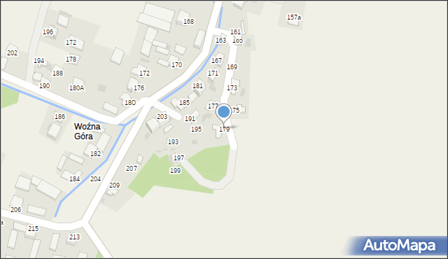 Goździelin, Goździelin, 179, mapa Goździelin