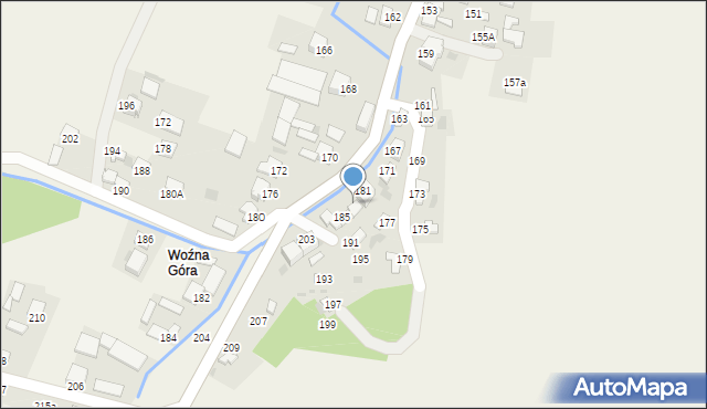 Goździelin, Goździelin, 183, mapa Goździelin