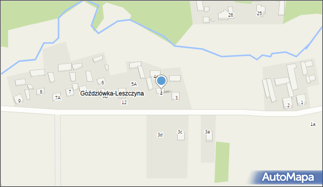 Goździówka, Goździówka, 4, mapa Goździówka