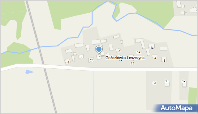 Goździówka, Goździówka, 7, mapa Goździówka