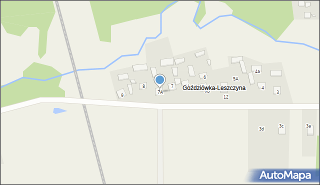 Goździówka, Goździówka, 7A, mapa Goździówka