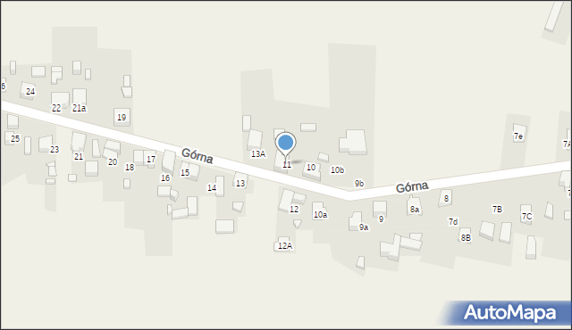 Grodków, Górna, 11, mapa Grodków