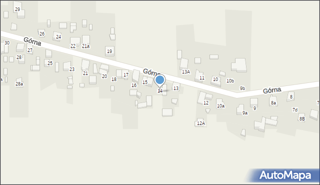 Grodków, Górna, 14, mapa Grodków