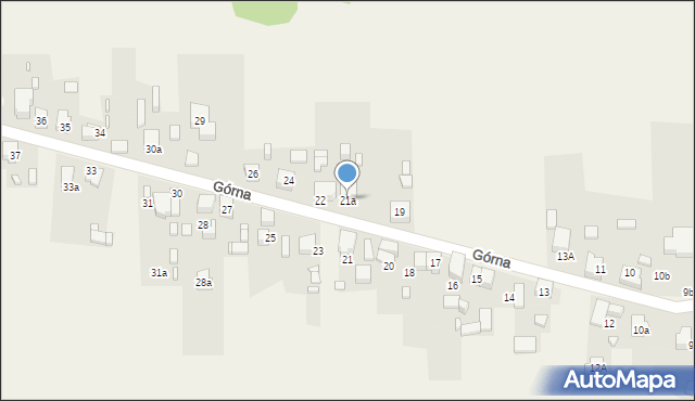 Grodków, Górna, 21a, mapa Grodków