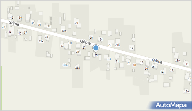 Grodków, Górna, 25, mapa Grodków