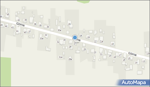 Grodków, Górna, 27, mapa Grodków