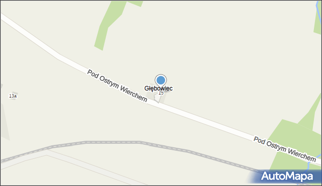 Inwałd, Gościnna, 15, mapa Inwałd