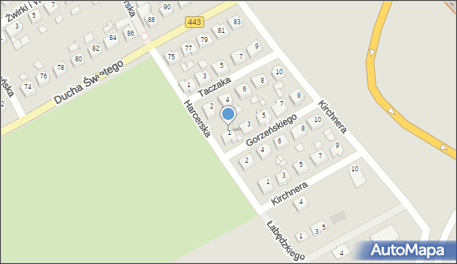 Jarocin, Gorzeńskiego Zbigniewa, mjr., 1, mapa Jarocin