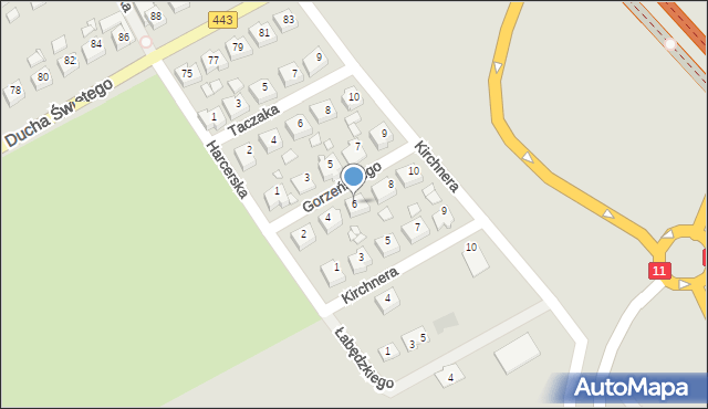 Jarocin, Gorzeńskiego Zbigniewa, mjr., 6, mapa Jarocin