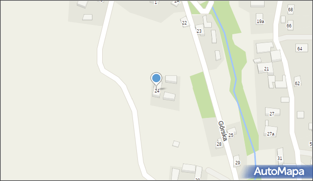 Jasna Góra, Górska, 24, mapa Jasna Góra