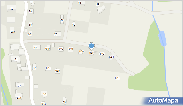 Jasna Góra, Górska, 64F, mapa Jasna Góra