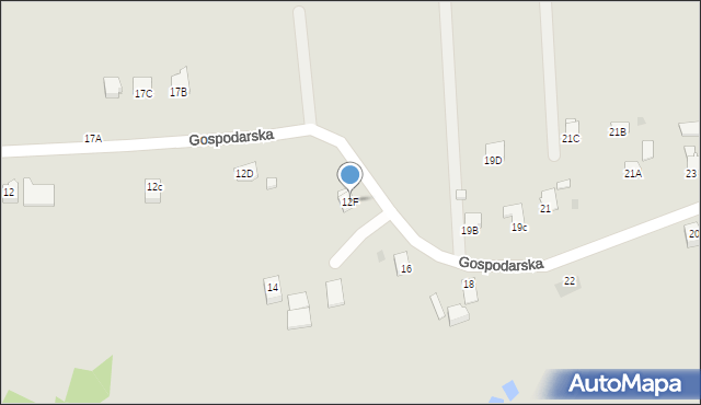 Jastrzębie-Zdrój, Gospodarska, 12F, mapa Jastrzębie-Zdrój