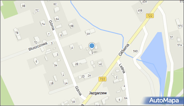 Jazgarzew, Górna, 2, mapa Jazgarzew