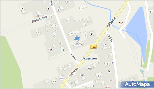 Jazgarzew, Górna, 2D, mapa Jazgarzew