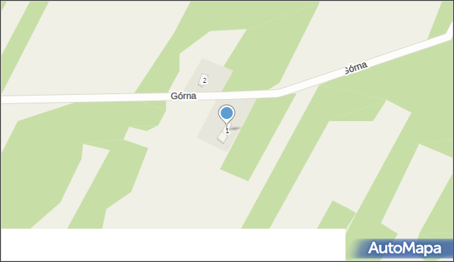 Kajetanowice, Górna, 1, mapa Kajetanowice