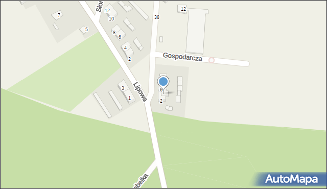 Kaleje, Gospodarcza, 4, mapa Kaleje