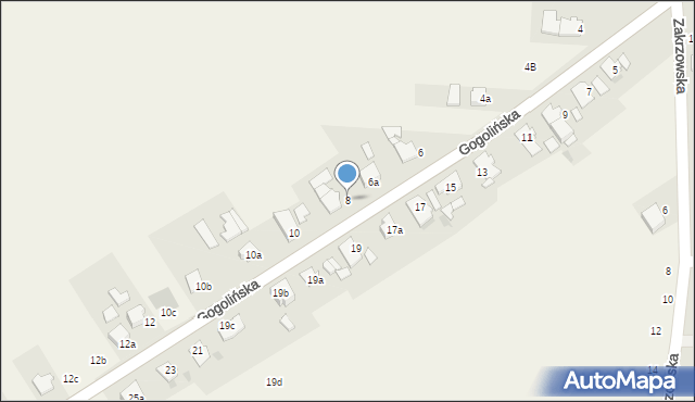 Kamionek, Gogolińska, 8, mapa Kamionek