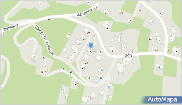 Kazimierz Dolny, Góry, 2r, mapa Kazimierz Dolny