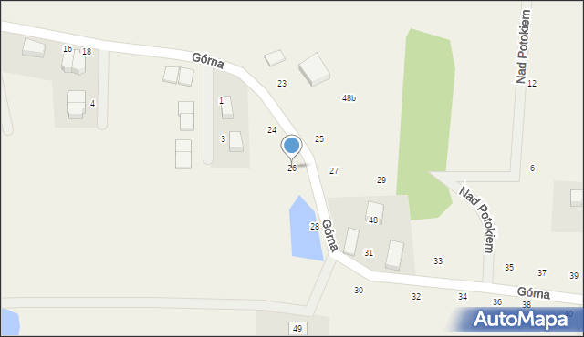 Kczewo, Górna, 26, mapa Kczewo