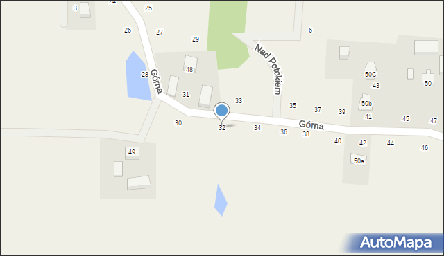 Kczewo, Górna, 32, mapa Kczewo