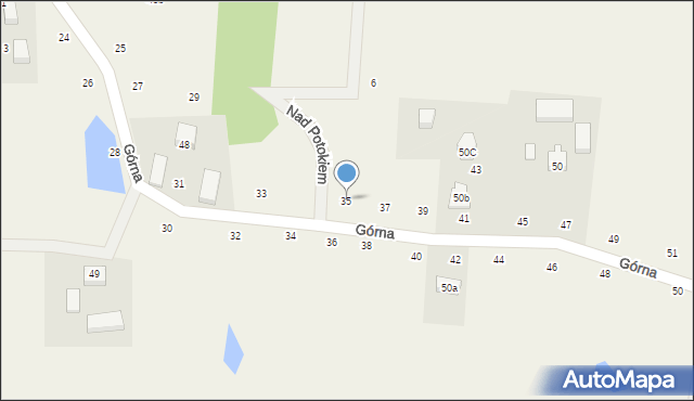 Kczewo, Górna, 35, mapa Kczewo