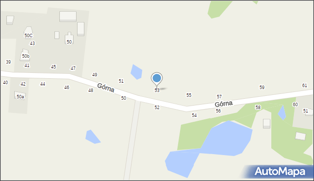 Kczewo, Górna, 53, mapa Kczewo