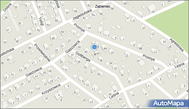 Kędzierzyn-Koźle, Goltberga Mikołaja, 38, mapa Kędzierzyna-Koźle
