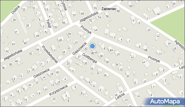 Kędzierzyn-Koźle, Goltberga Mikołaja, 40, mapa Kędzierzyna-Koźle