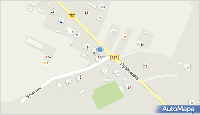 Kiełczyna, Gościniec, 36a, mapa Kiełczyna