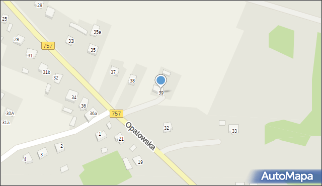 Kiełczyna, Gościniec, 39, mapa Kiełczyna