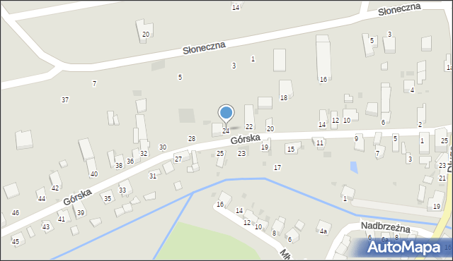 Kietrz, Górska, 24, mapa Kietrz