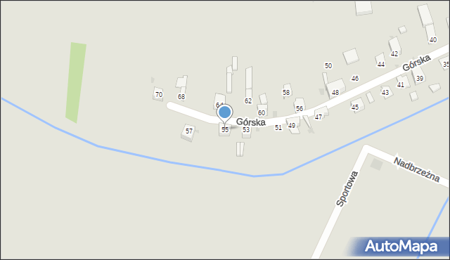 Kietrz, Górska, 55, mapa Kietrz