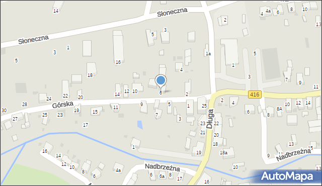 Kietrz, Górska, 6, mapa Kietrz