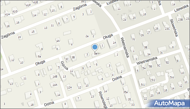 Klepacze, Górna, 3A, mapa Klepacze