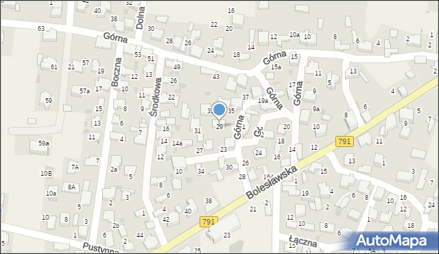 Klucze, Górna, 29, mapa Klucze